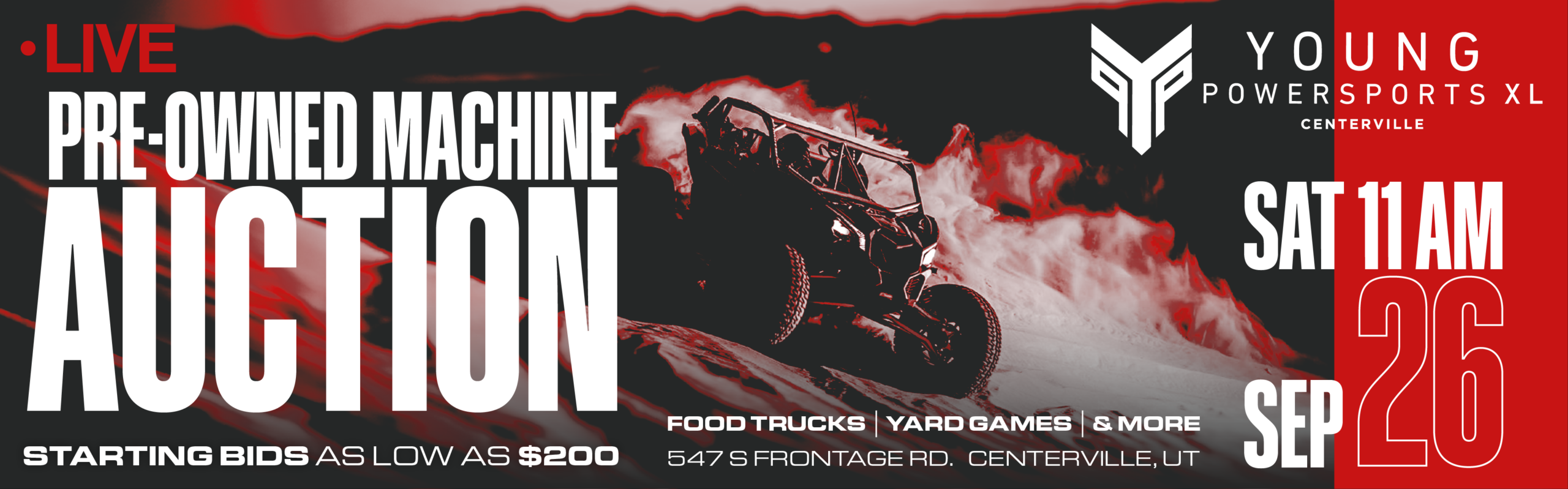 09 Sep - YPS XL - Live Auction - Web Banner