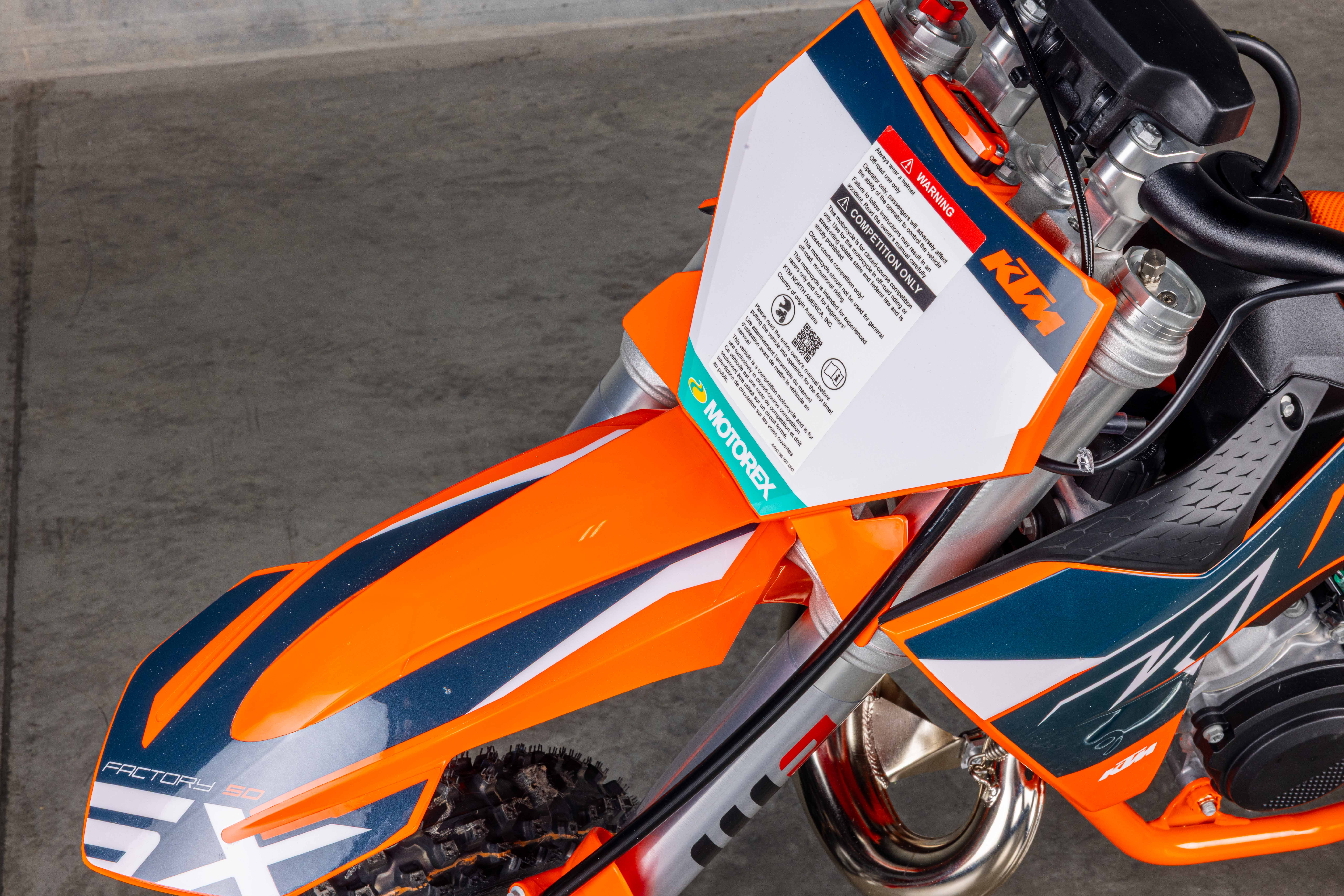 2027 KTM 50 SX FACTORY EDITION MOTORCYCLE